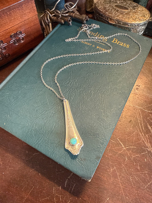 Turquoise & Silver Plate #1