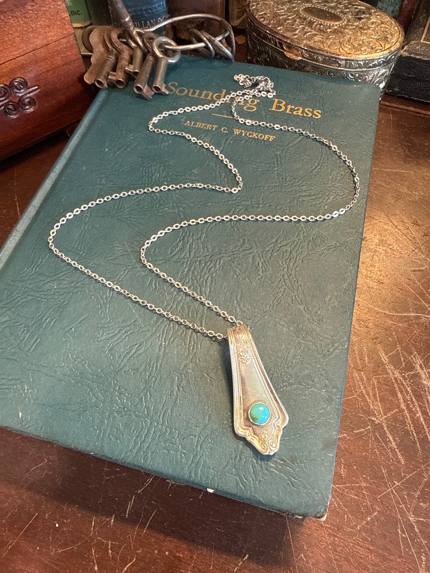 Turquoise & Silver Plate #2