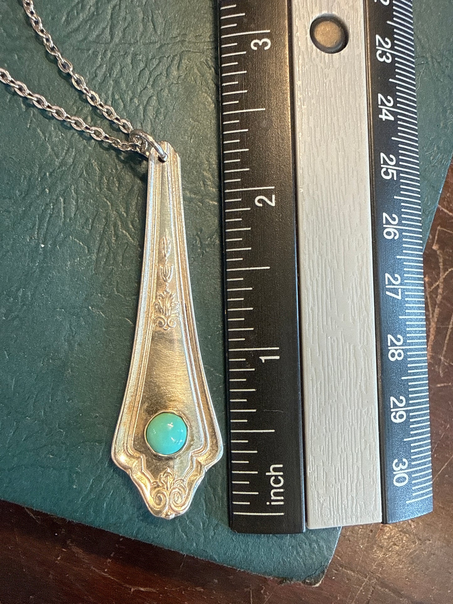 Turquoise & Silver Plate #1
