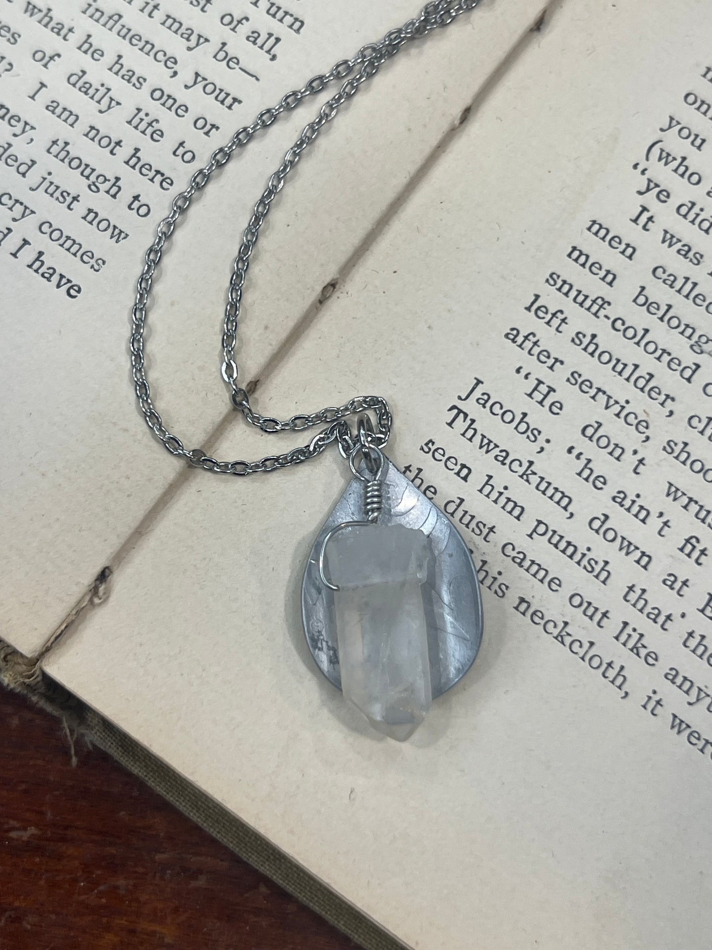 Selenite Necklace