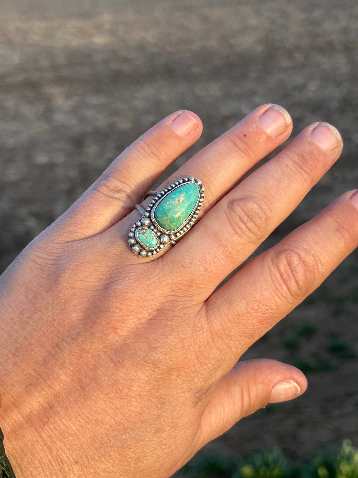 Turquoise size 8