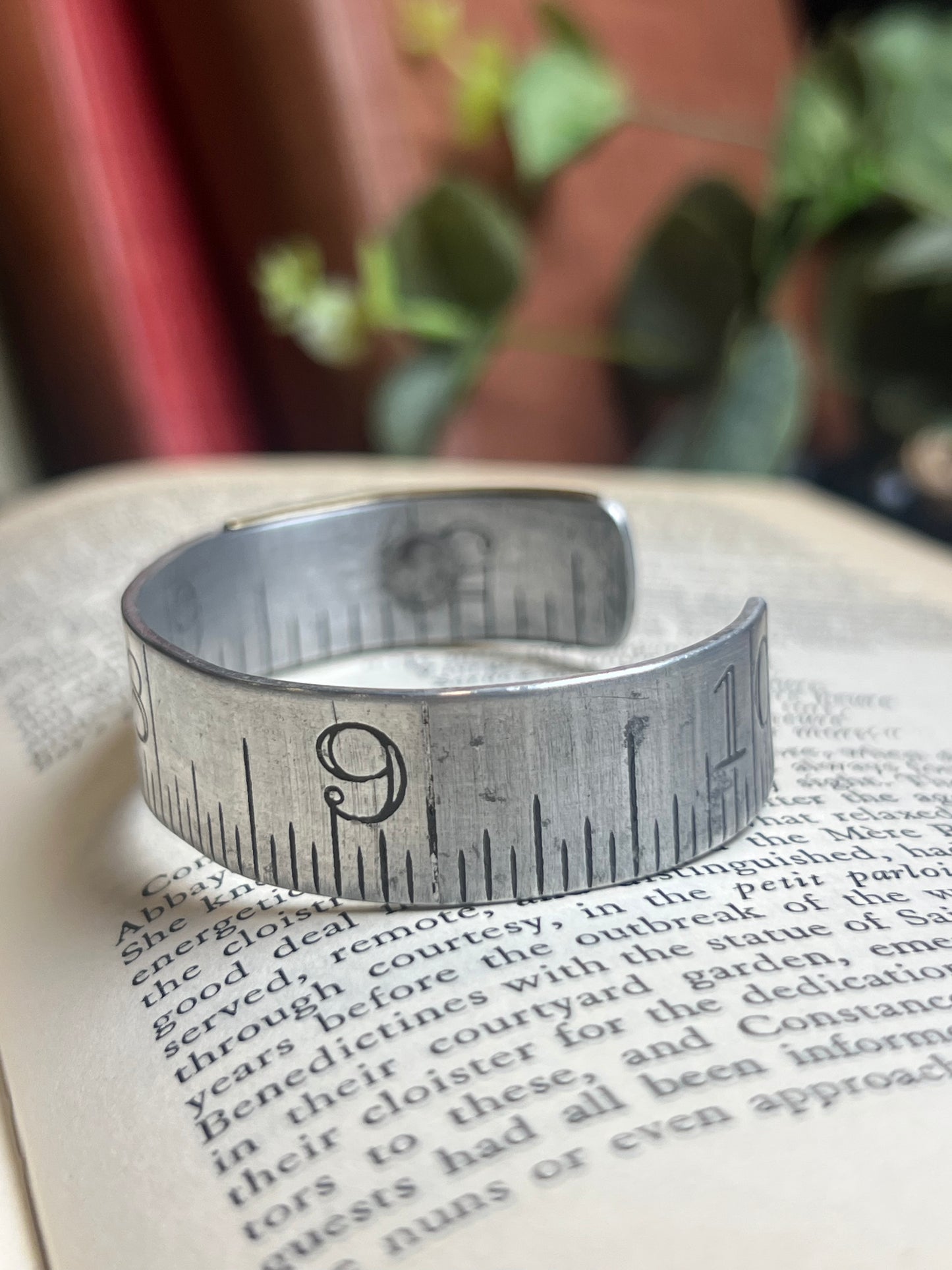 Silver Tape Measure Cuff