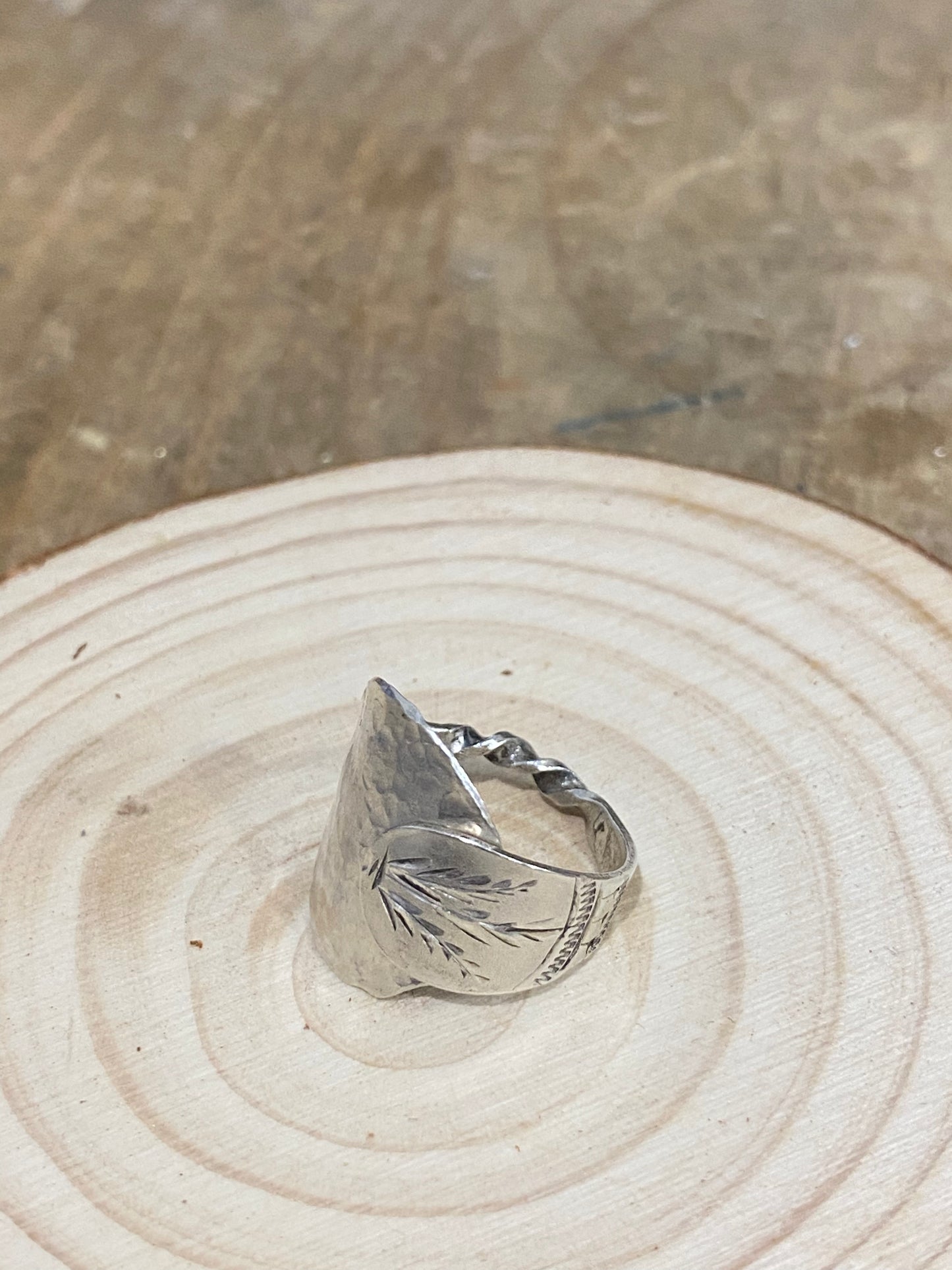 Sterling Silver Hammered Ring